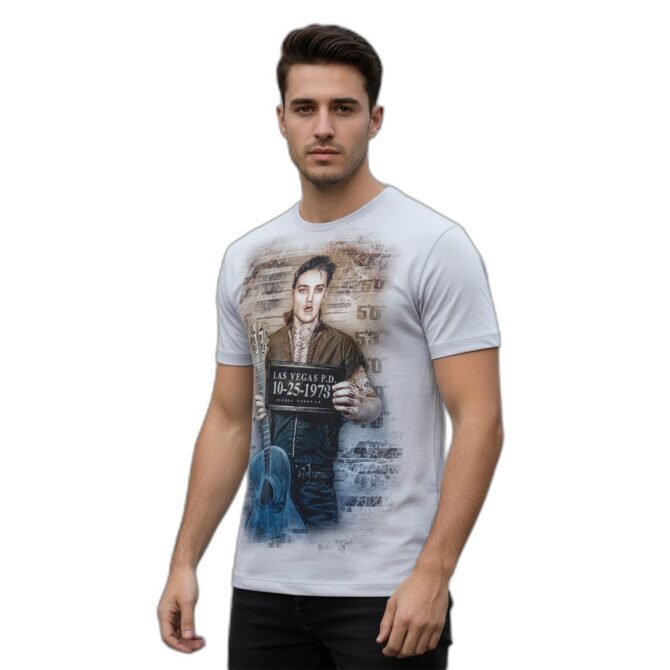 Remera Elvis Presley Mugshots Preso