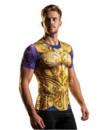 Remera Armadura Dorada Géminis Saint Seiya