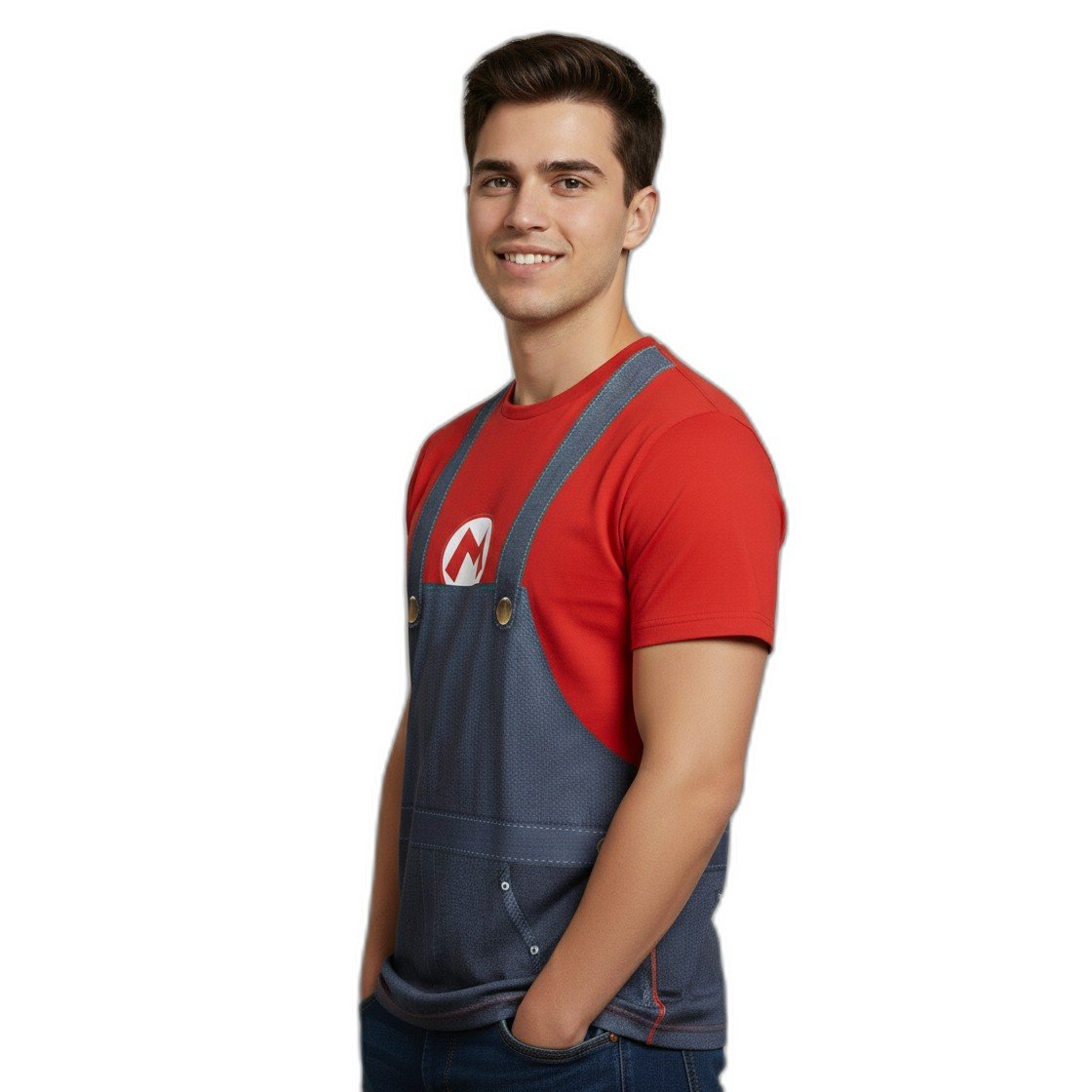 Remera Traje Super Mario Bros