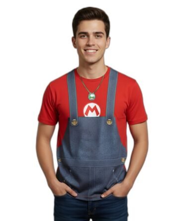 Remera Traje Super Mario Bros