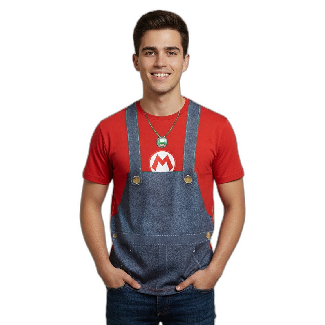 Remera Traje Super Mario Bros