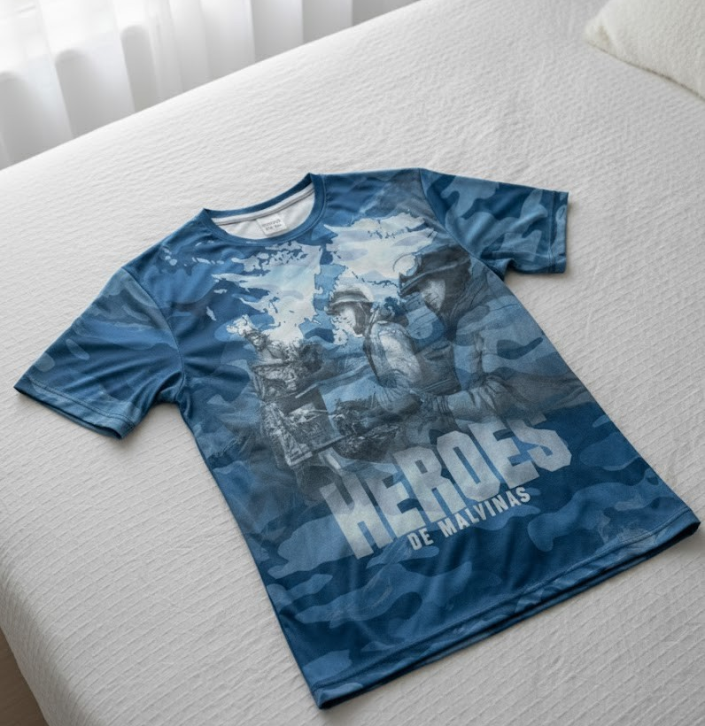 Remera Homenaje Malvinas Argentinas