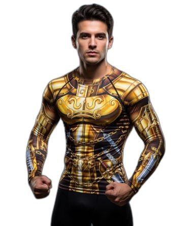 Remera Armadura Dorada Libra Saint Seiya