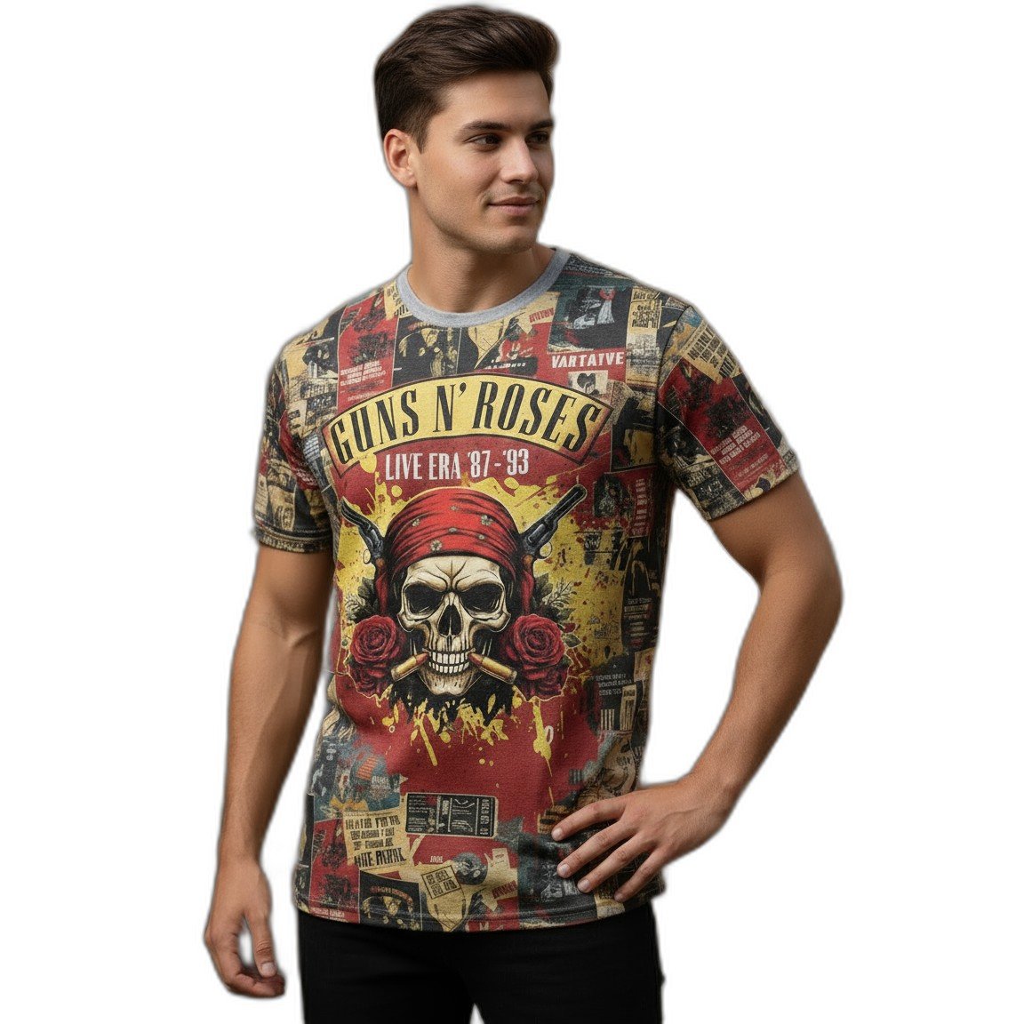 Remera Guns And Roses Live Era 87-93