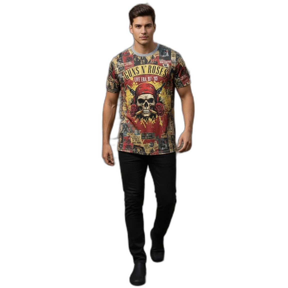 Remera Guns And Roses Live Era 87-93