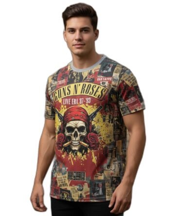 Remera Guns And Roses Live Era 87-93