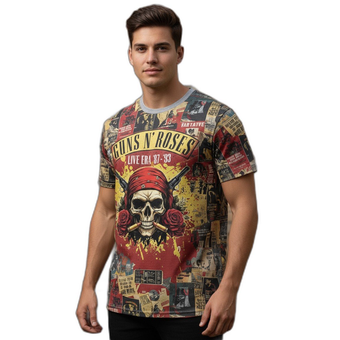 Remera Guns And Roses Live Era 87-93