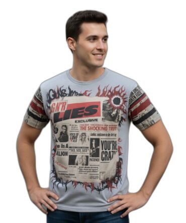 Remera Guns And Roses G N’ R Lies