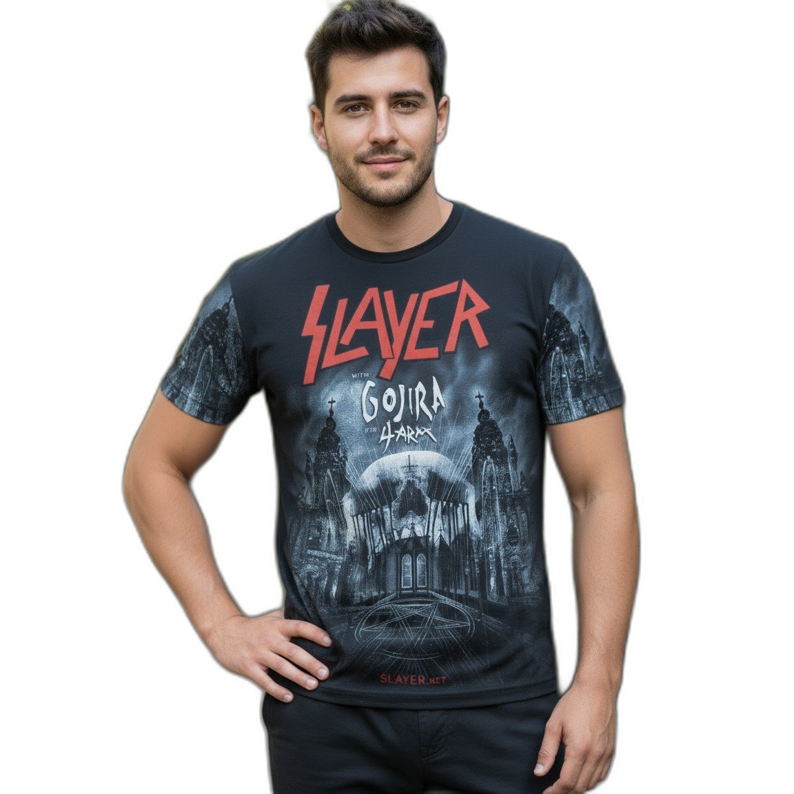 Remera Slayer Metal