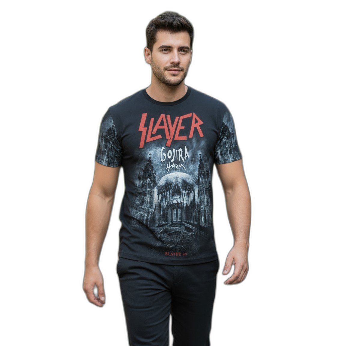 Remera Slayer Metal