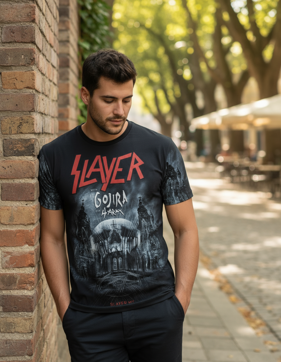Remera Slayer Metal