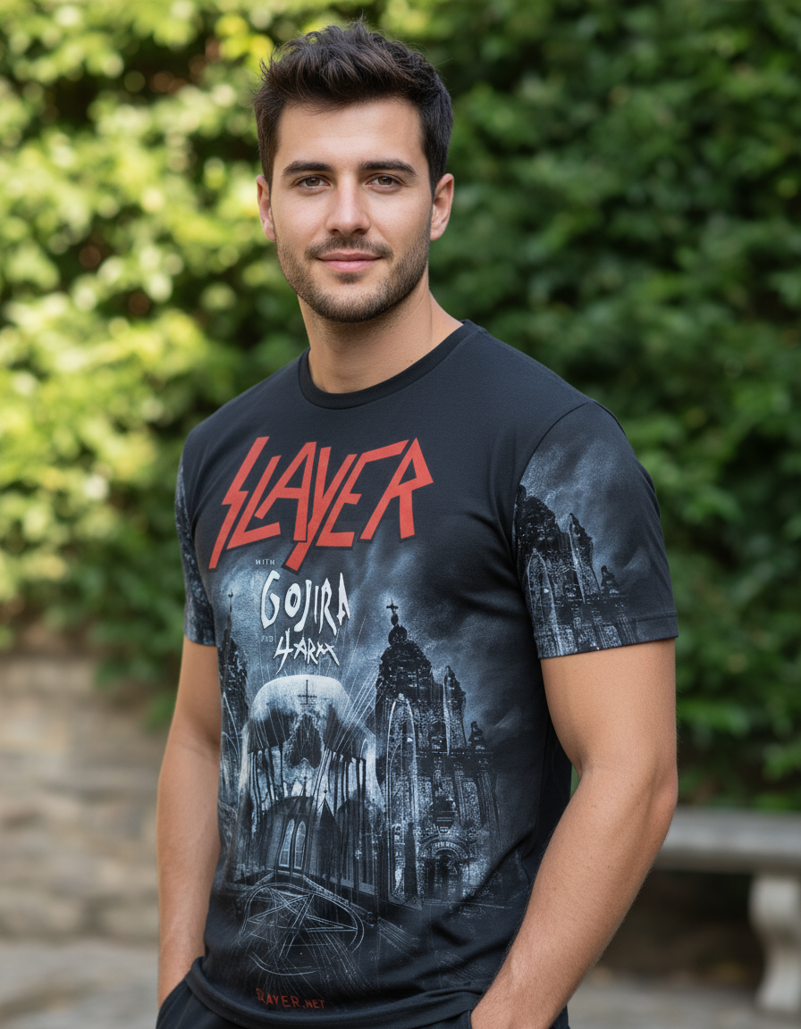 Remera Slayer Metal