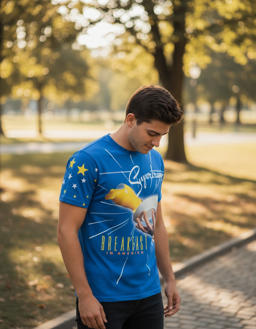 Remera Supertramp Breakfast in America