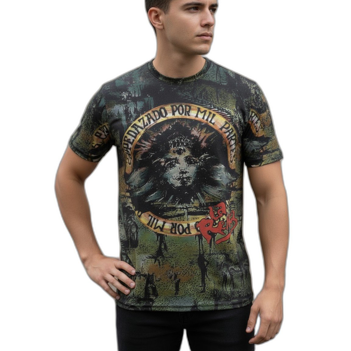 Remera La Renga Despedazado por mil partes