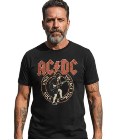 Remera ACDC High Voltage Rock & Roll
