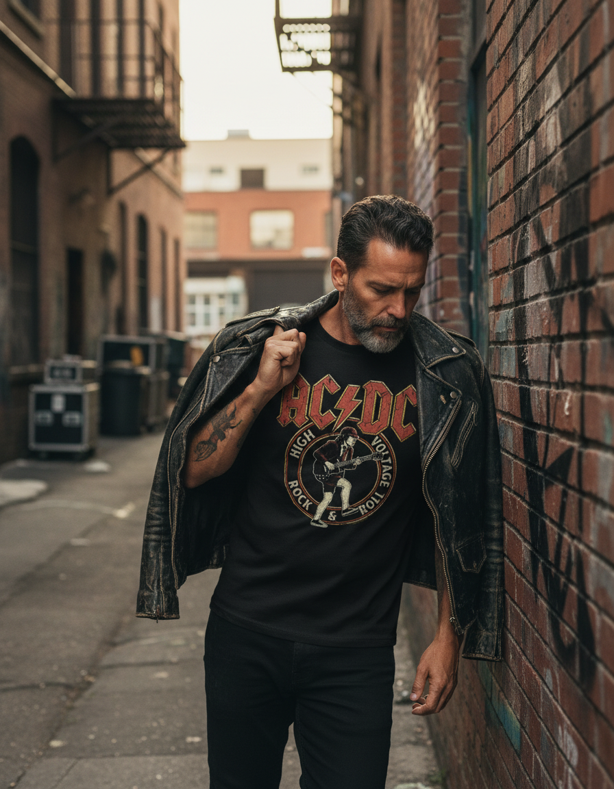 Remera ACDC High Voltage Rock & Roll