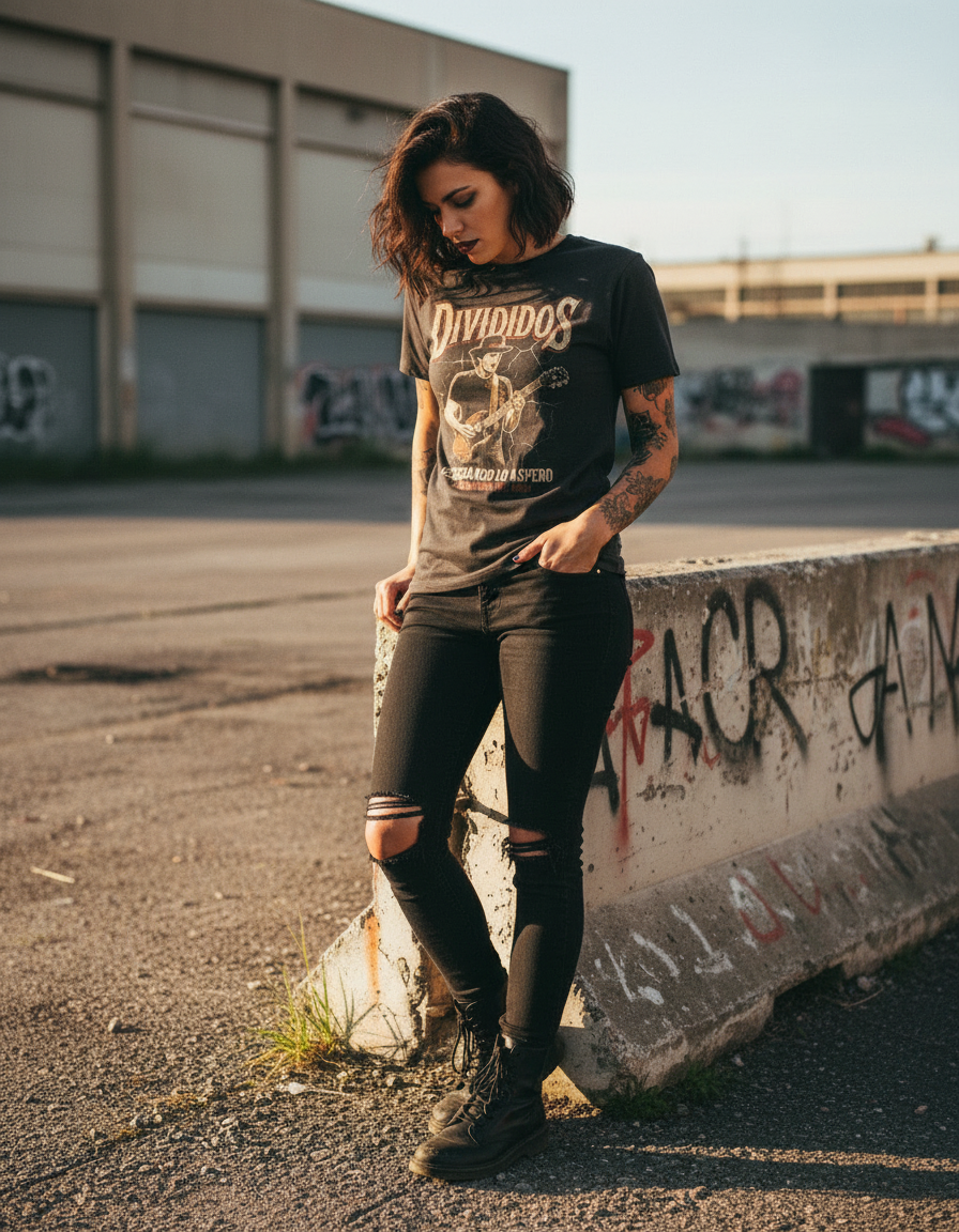 Remera Divididos Acariciando Lo Aspero