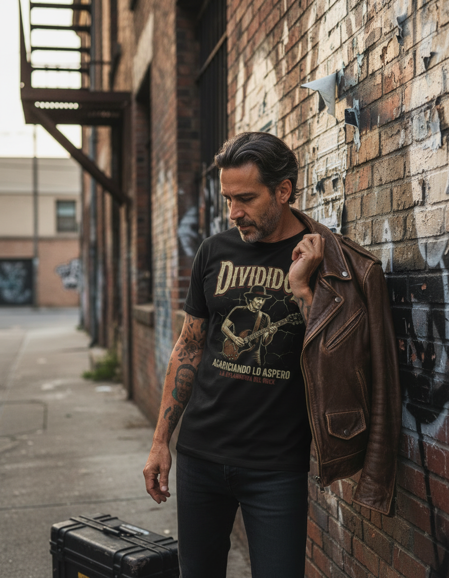 Remera Divididos Acariciando Lo Aspero