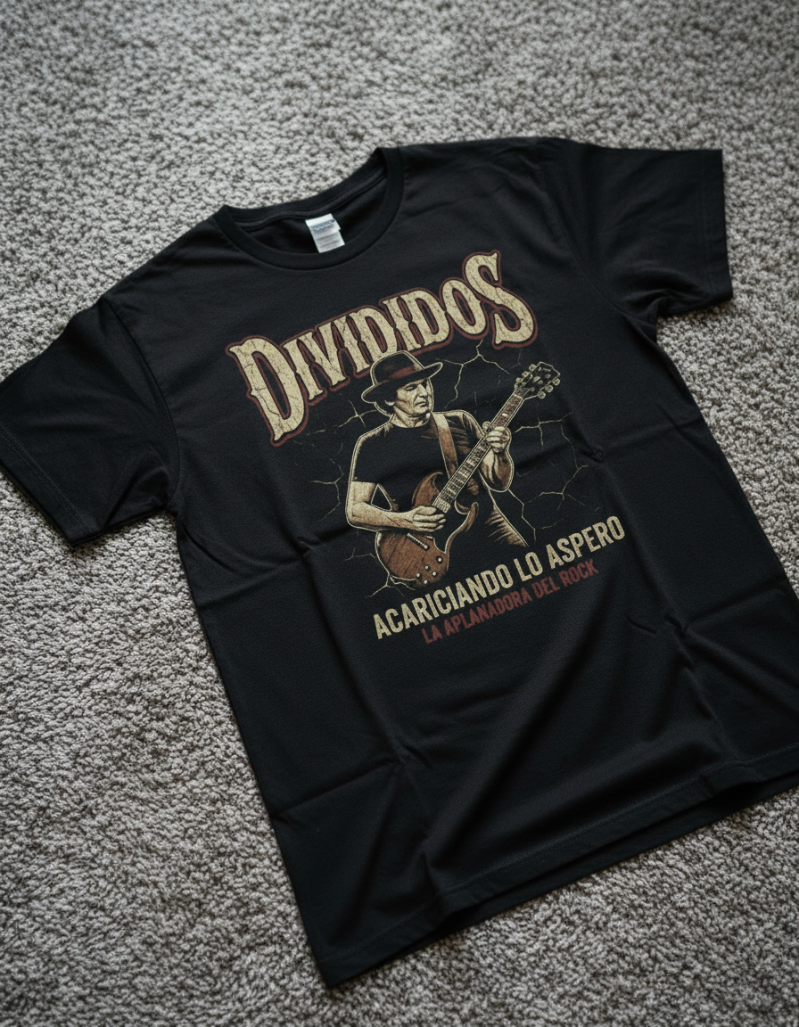 Remera Divididos Acariciando Lo Aspero