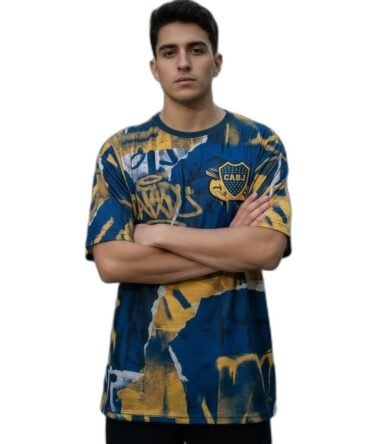 Remera Boca Street Art