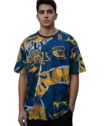 Remera Boca Street Art
