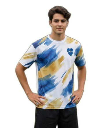 Remera Boca Juniors Brochazos Xeneizes