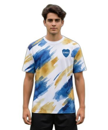 Remera Boca Juniors Brochazos Xeneizes