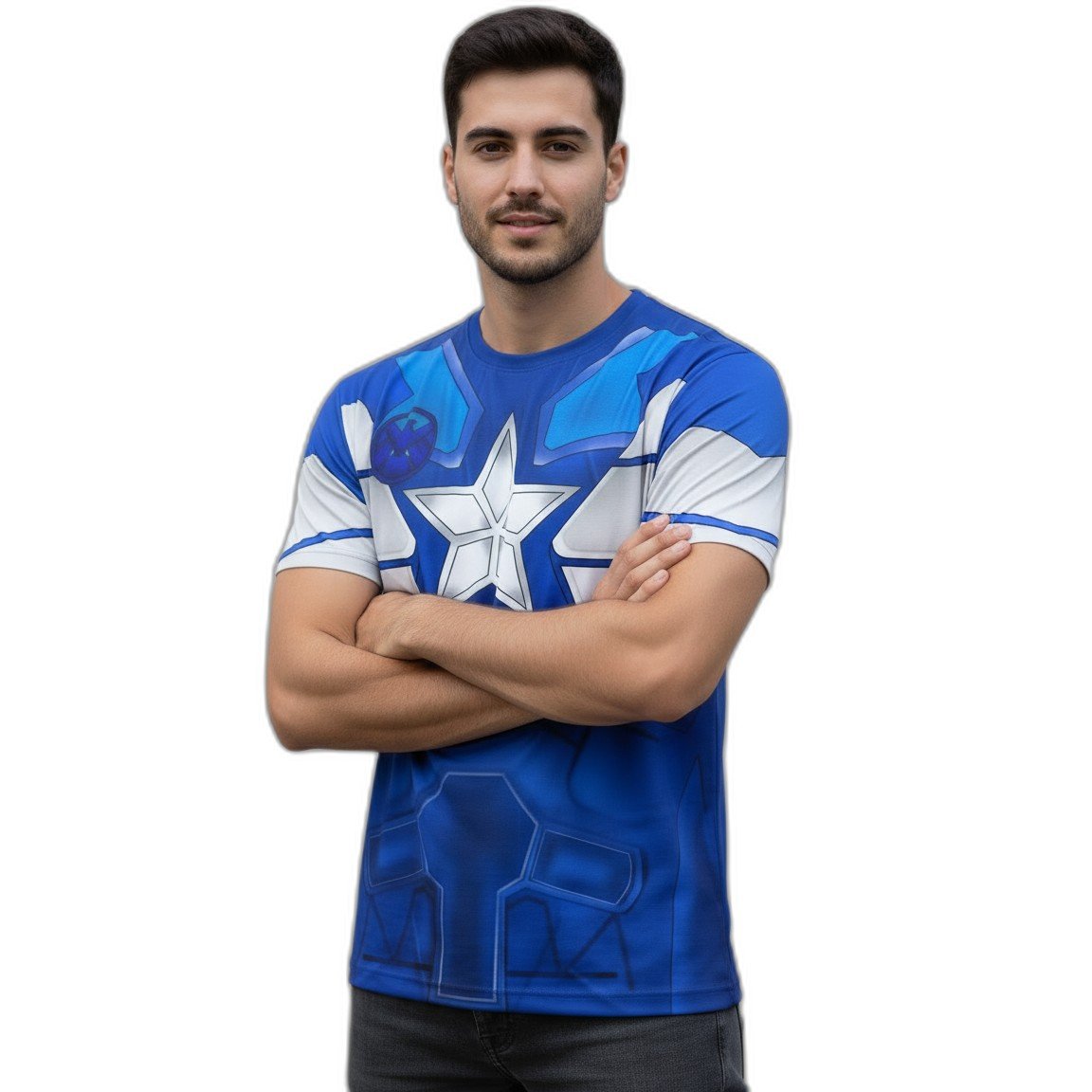 Remera Traje Capitán América