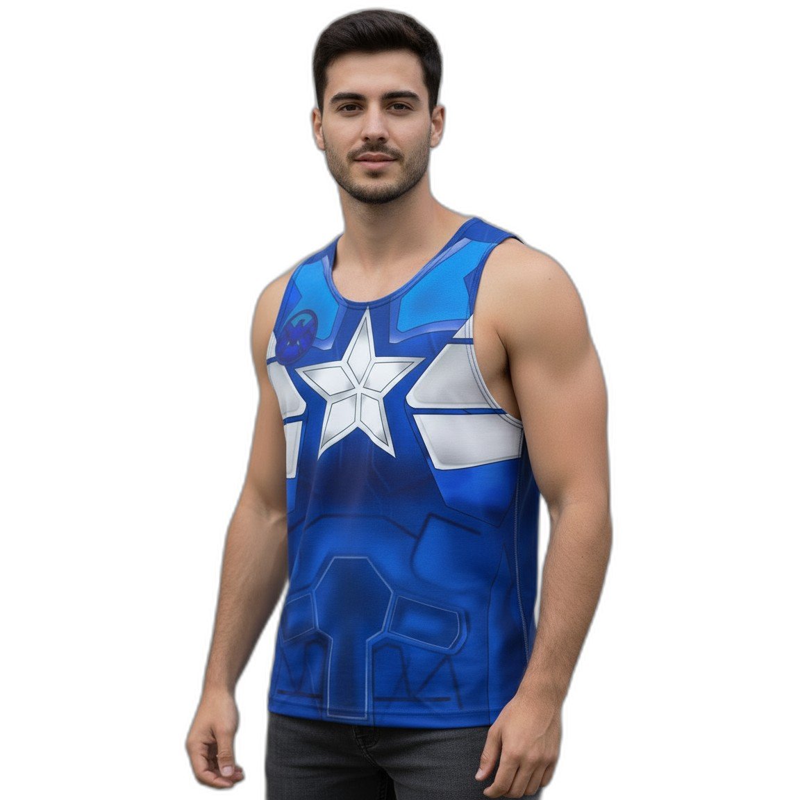 Remera Traje Capitán América