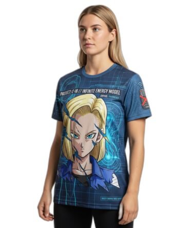 Remera Androide 18 Dragon Ball Z