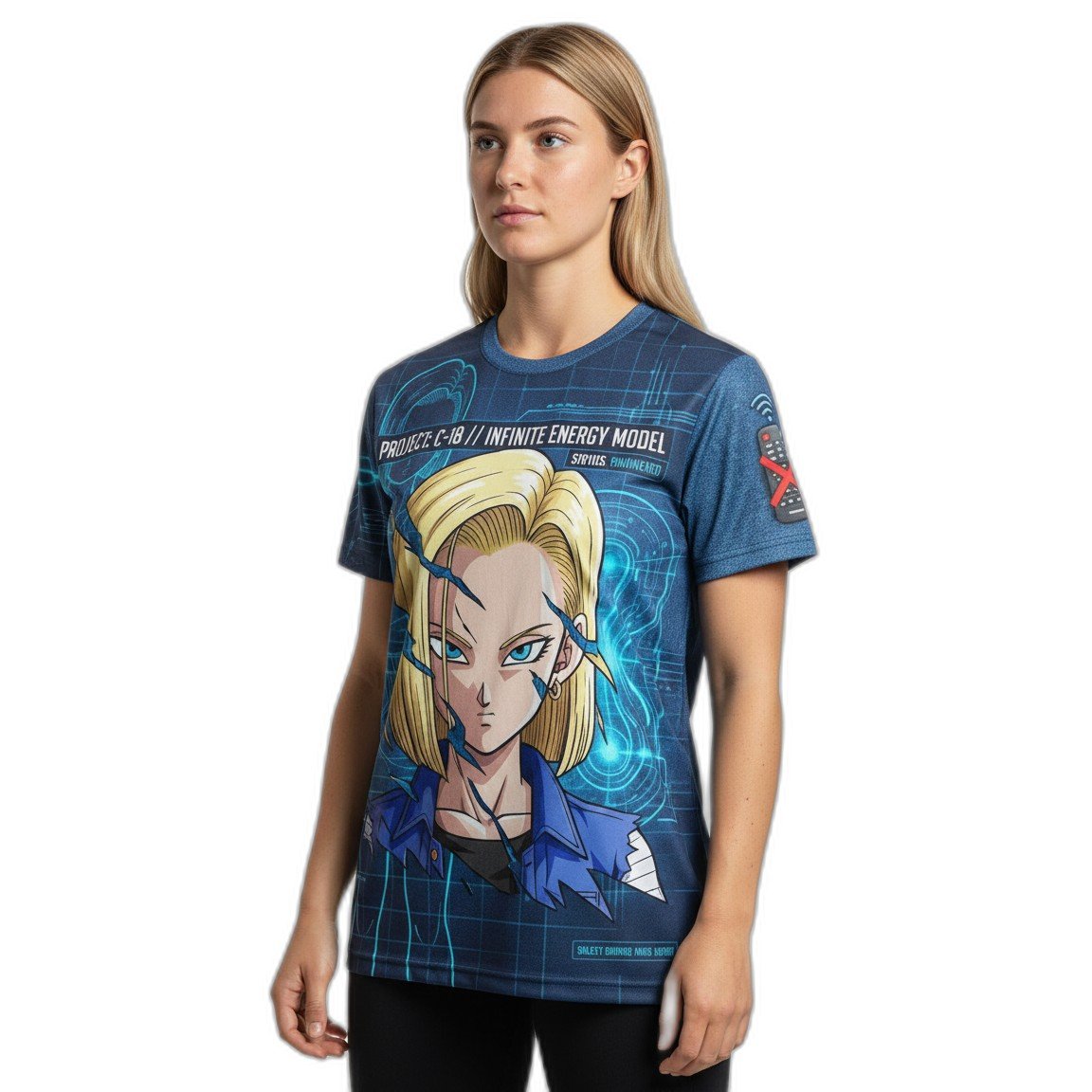 Remera Androide 18 Dragon Ball Z