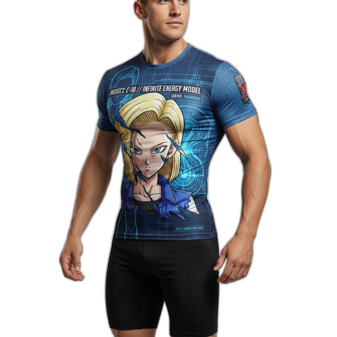 Remera Androide 18 Dragon Ball Z