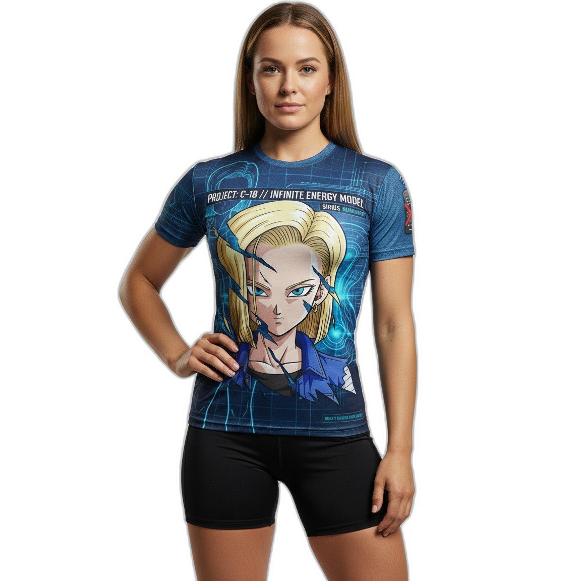 Remera Androide 18 Dragon Ball Z