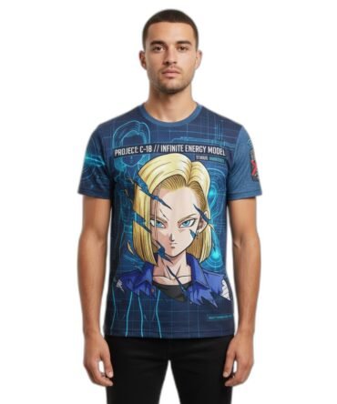 Remera Androide 18 Dragon Ball Z
