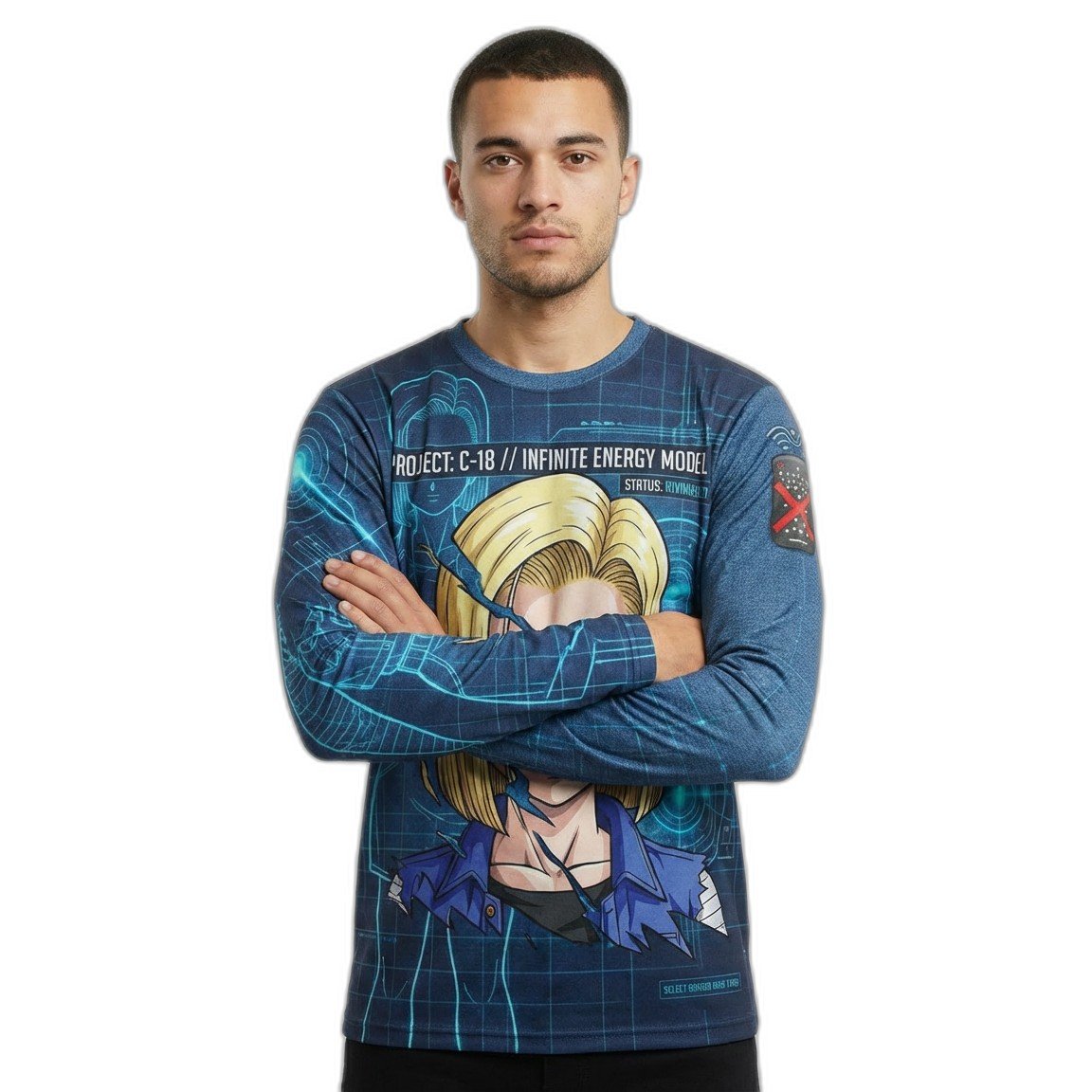 Remera Androide 18 Dragon Ball Z