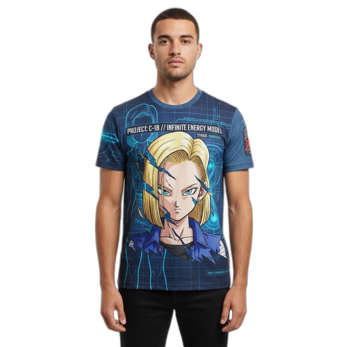 Remera Androide 18 Dragon Ball Z