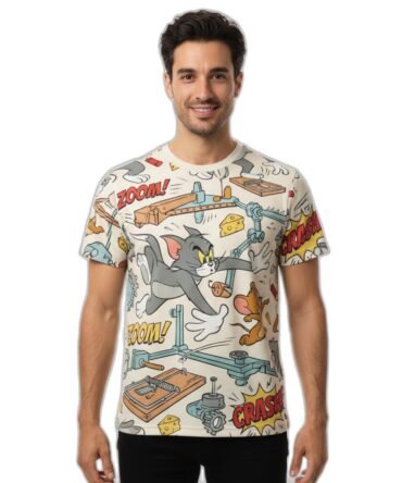 Remera Tom y Jerry Efecto Dominó