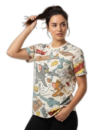 Remera Tom y Jerry Efecto Dominó