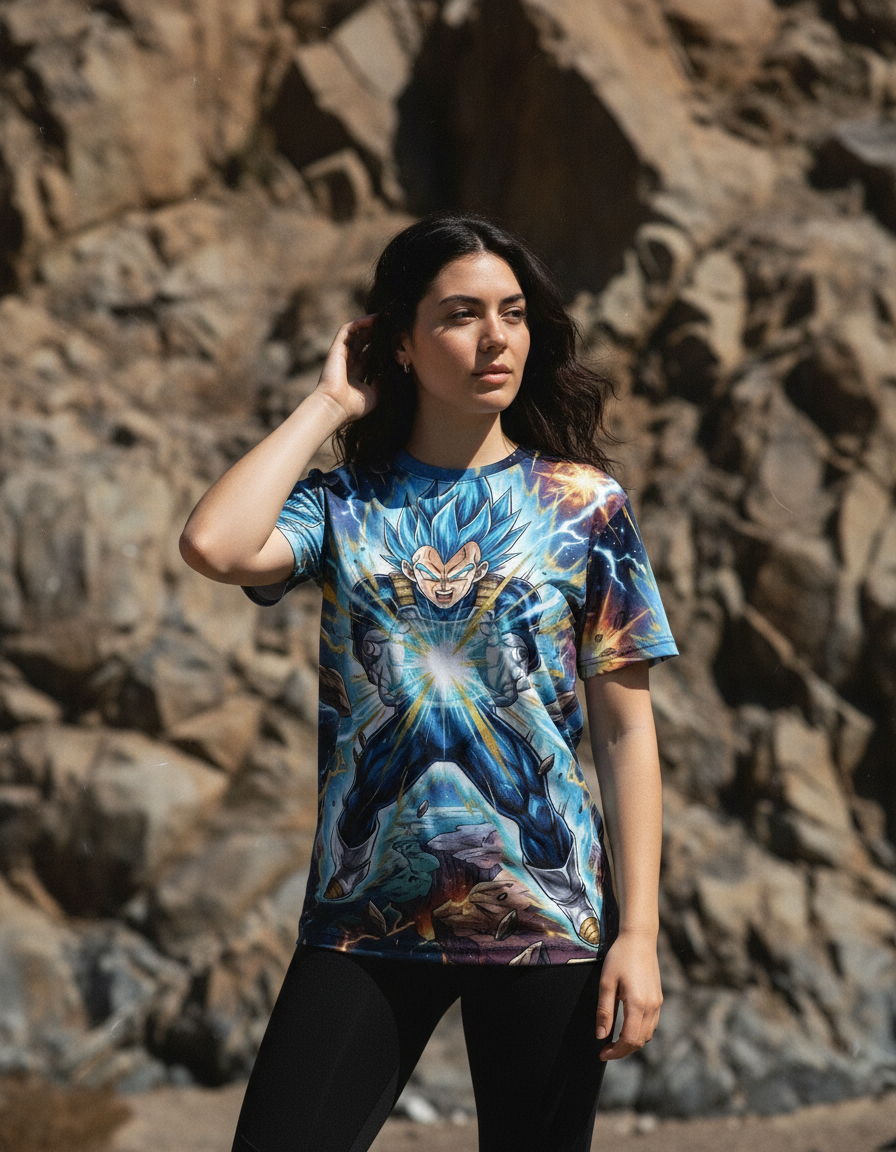 Remera Dragon Ball Vegeta Dios