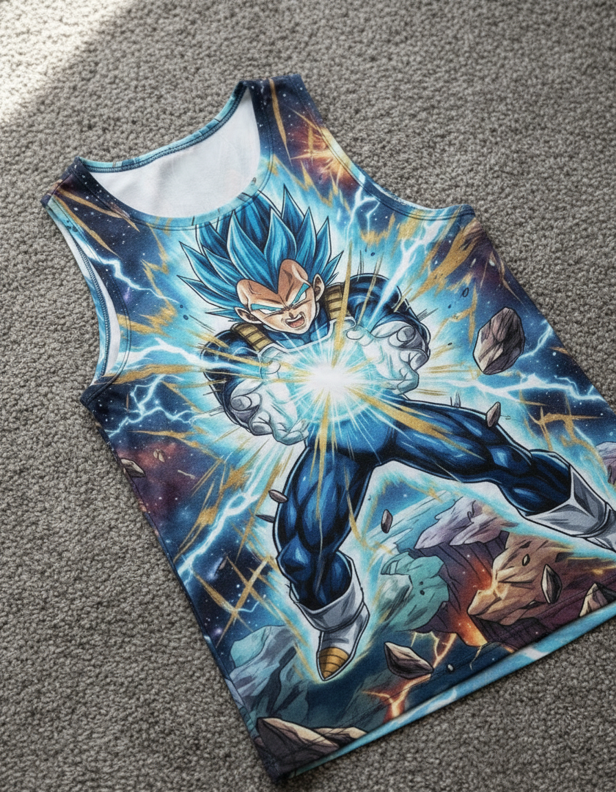 Remera Dragon Ball Vegeta Dios