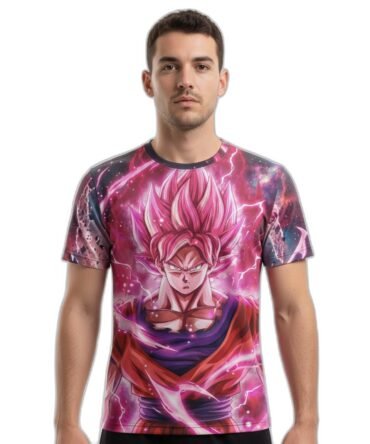 Remera Dragon Ball Super Goku Rose