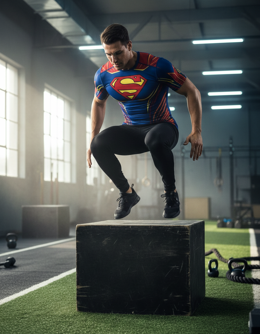 Remera Superman Line