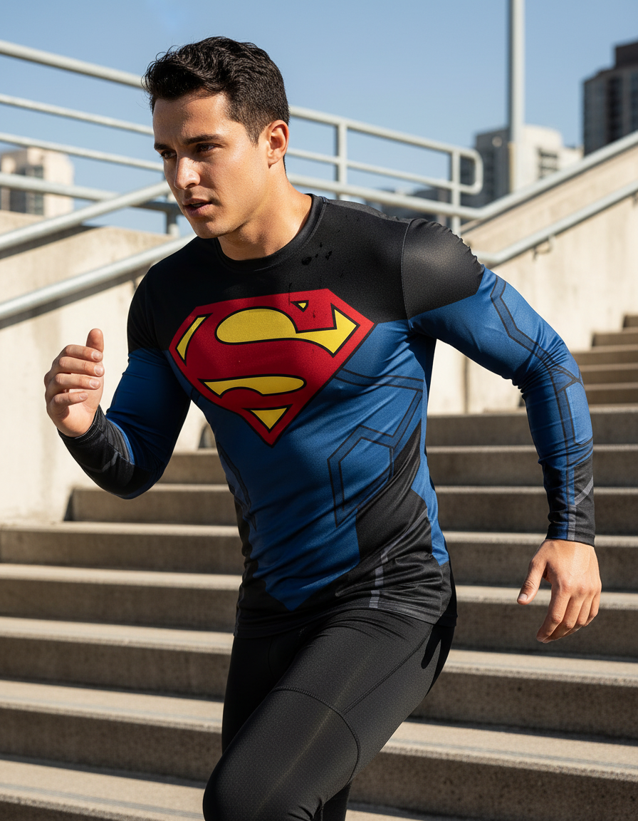 Remera Superman Héroe Kriptoniano