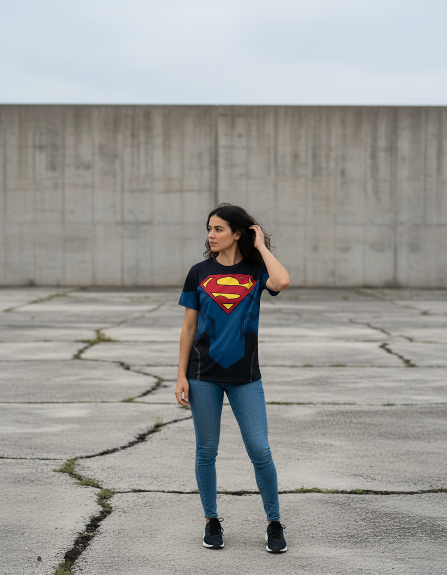 Remera Superman Héroe Kriptoniano
