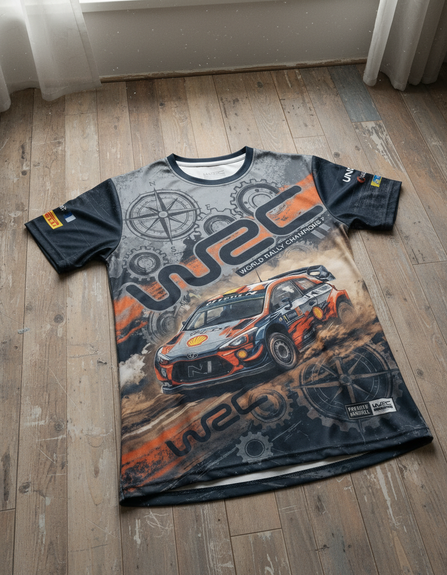 Remera Wrc World Rally Championship