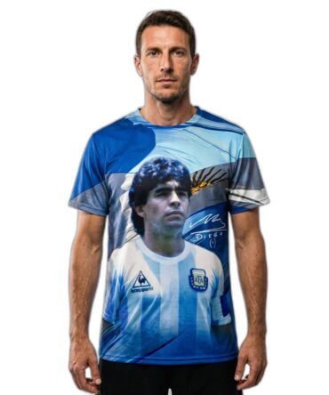 Remera Diego Armando Maradona Bandera Argentina