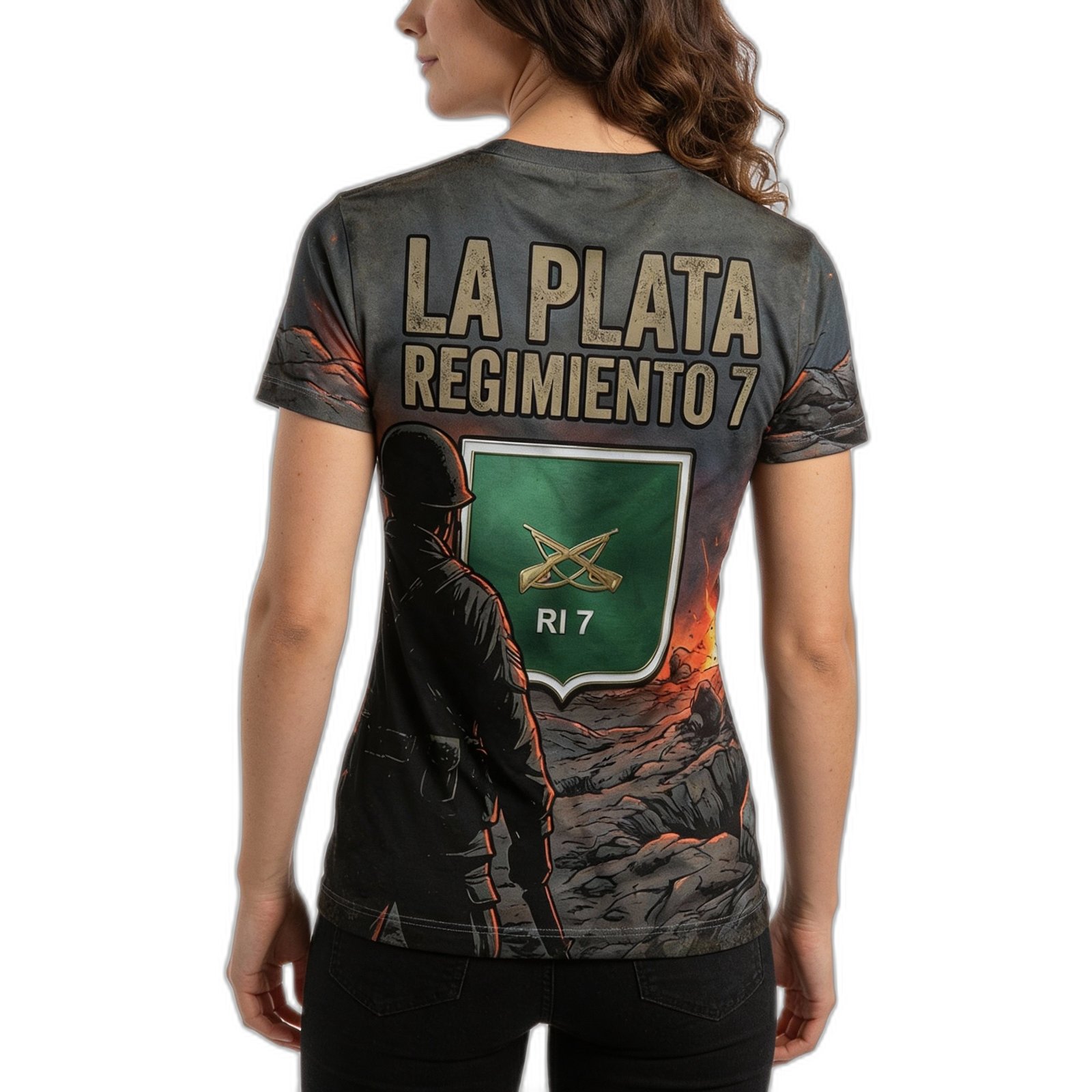 Remera Malvinas RI 7 La Plata