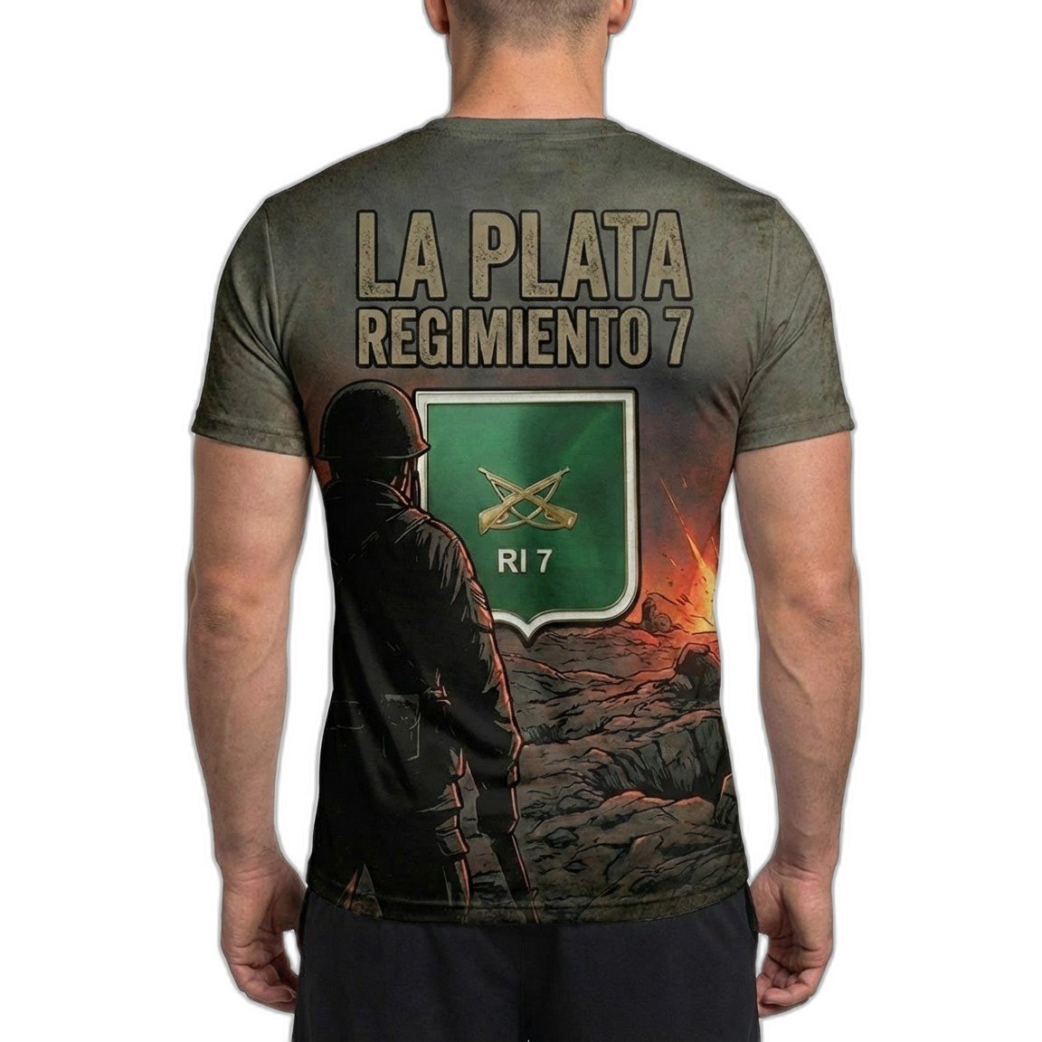 Remera Malvinas RI 7 La Plata