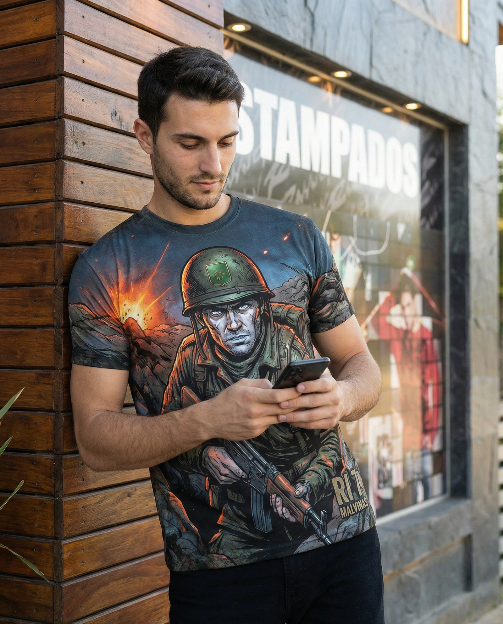 Remera Malvinas RI 7 La Plata