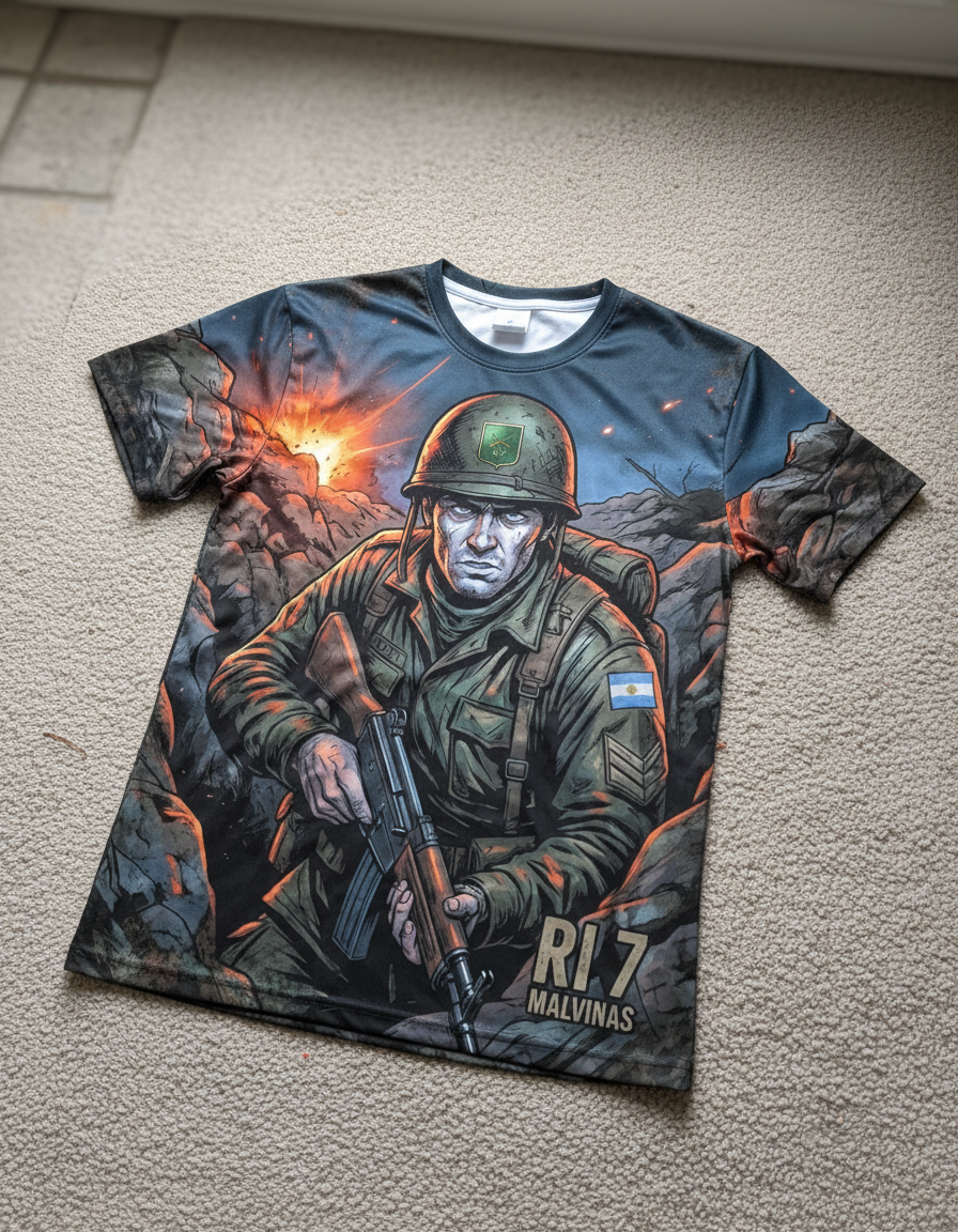 Remera Malvinas RI 7 La Plata